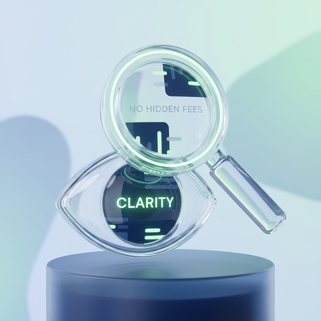 Transparency and clarity illustration